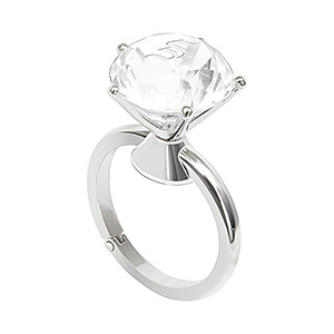 钻石戒指型创意挂包钩 透明色