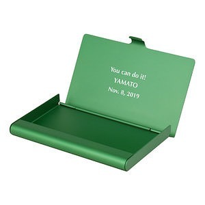 铝制名片盒 绿色