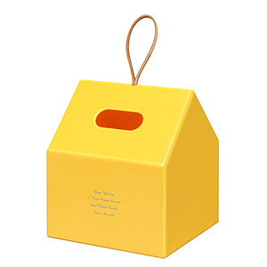 房子式纸巾盒 黄色