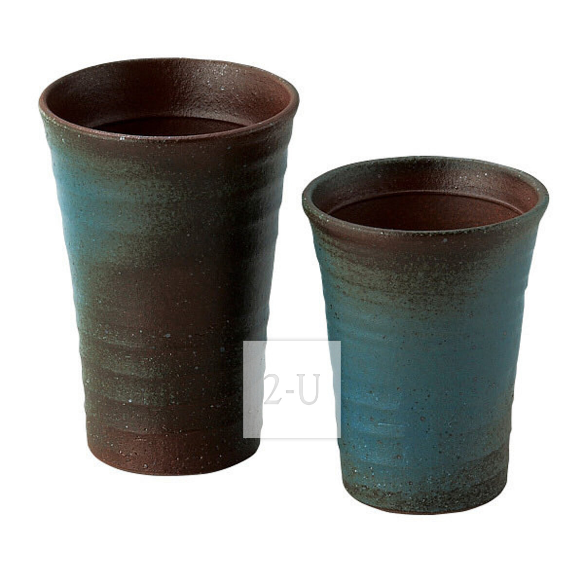 信乐烧 夜空对杯