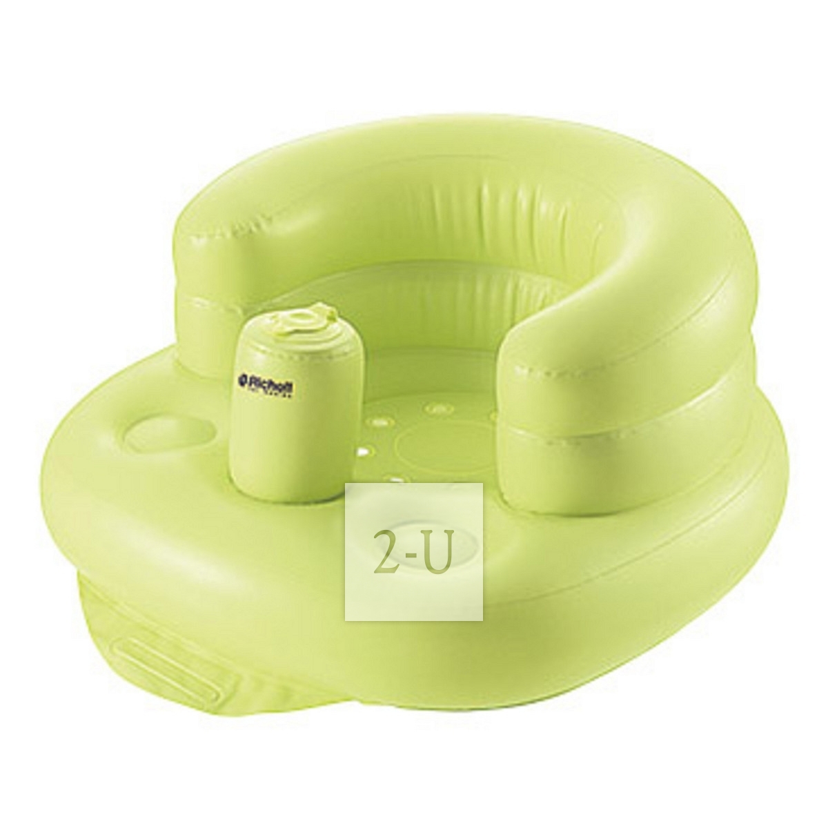 日本 Richell 利其尔 充气便携椅子 婴儿洗浴防摔倒防滑座椅