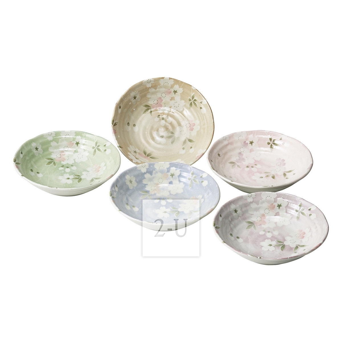 日本直邮 宇野千代 樱花 陶瓷盘汤盘餐具套装