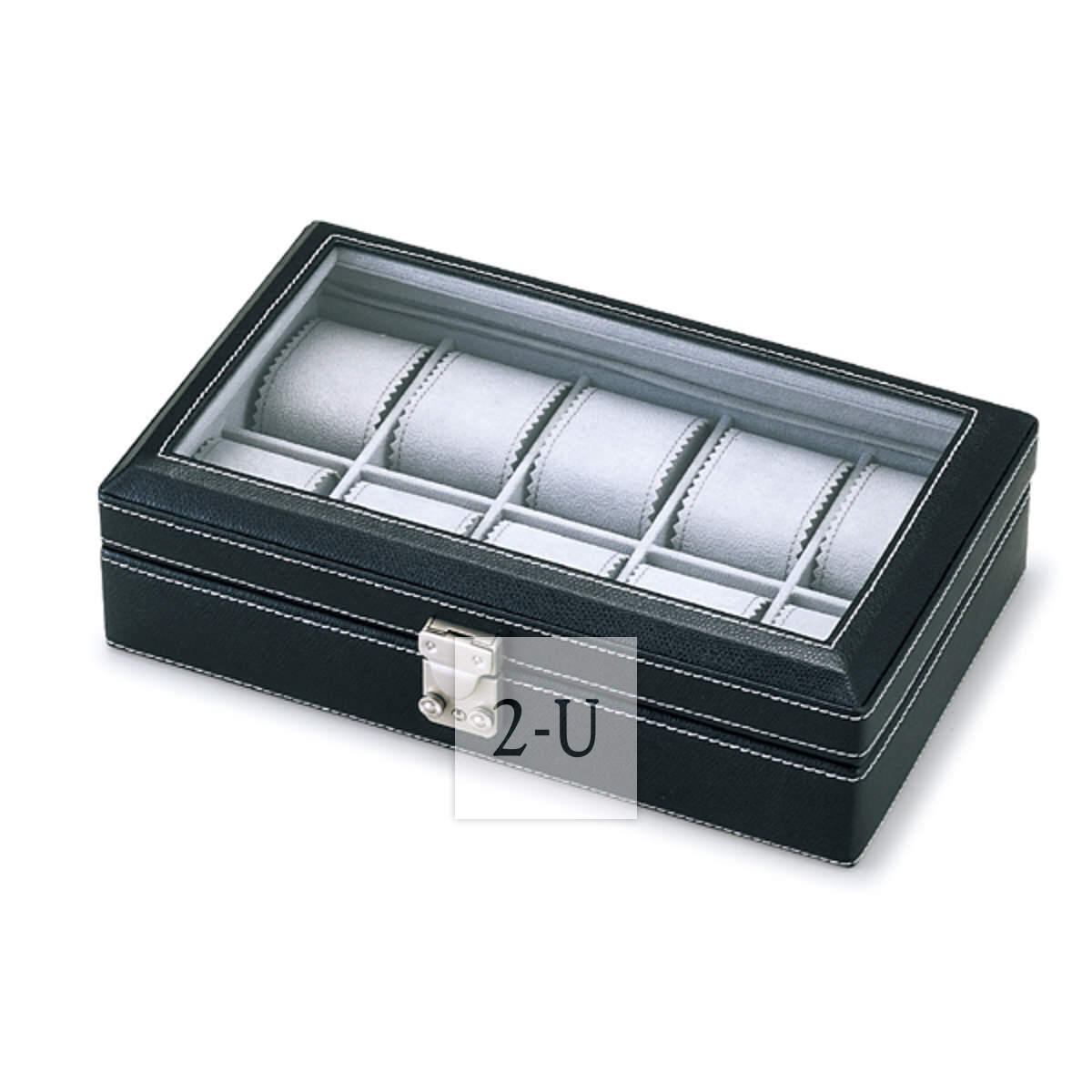 牛皮真皮表盒 10表位  黑色