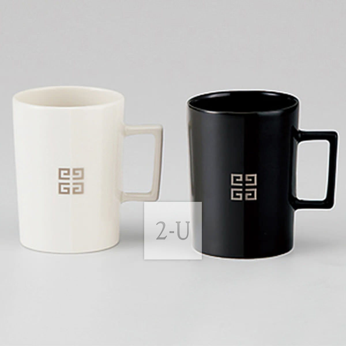 Givenchy 纪梵希 黑白经典 陶瓷杯子马克杯对杯