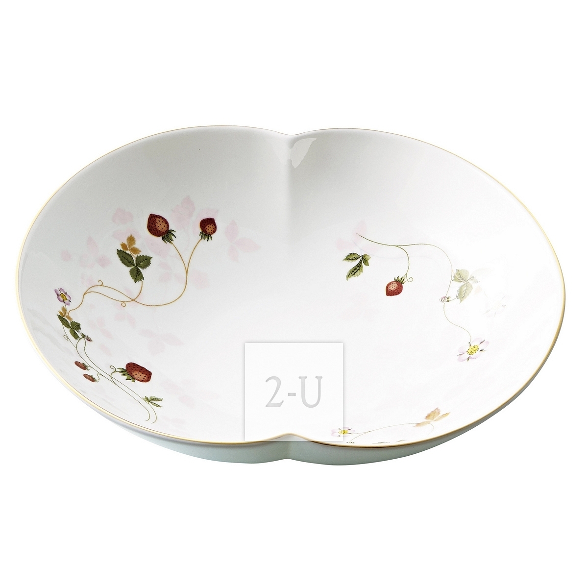 英国 WEDGWOOD 韦奇伍德 野草莓 不规则形状骨瓷盘子 S