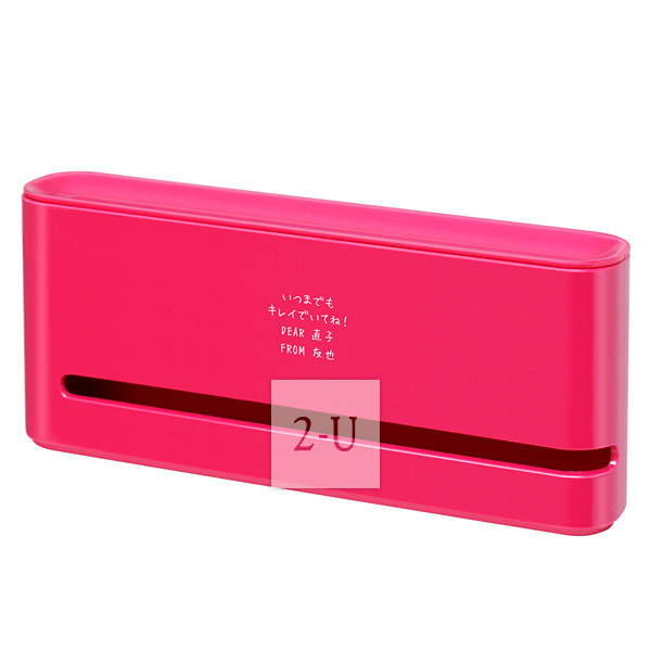 指甲油收纳盒首饰盒 桃红色