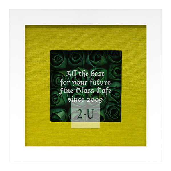 绿玫瑰立体画框