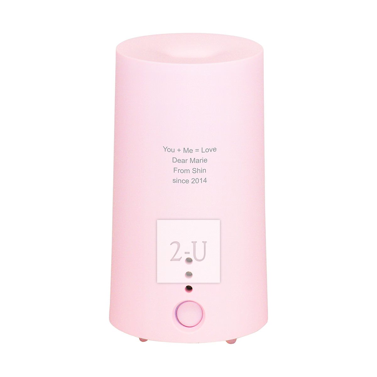 超音波喷雾式迷你香薰器加湿器 粉色