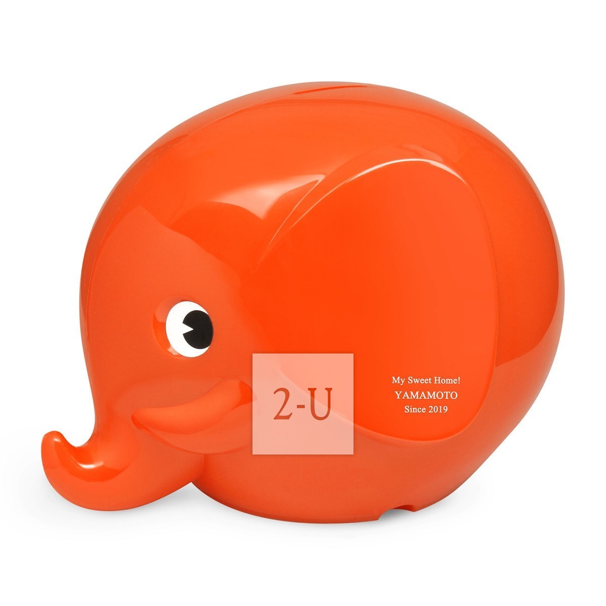 瑞士银行 Norsu Fantti 大象存钱罐扑满 L 深橘红色 超大