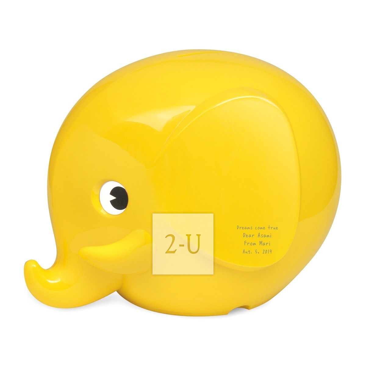 瑞士银行 Norsu Fantti 大象存钱罐扑满 L 黄色 超大