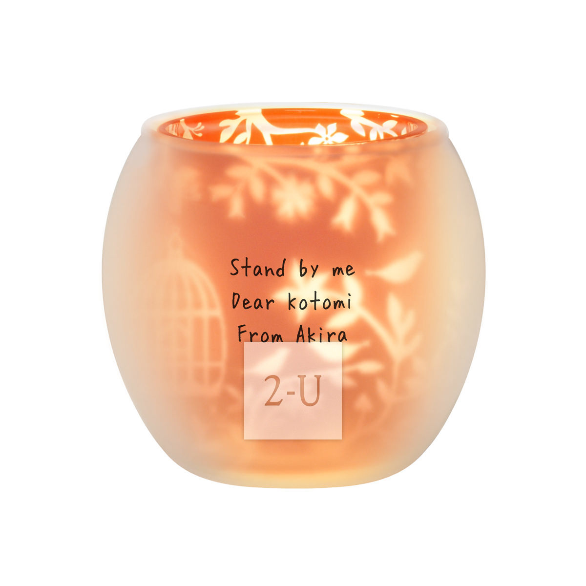 创意蜡烛双层旋转烛台 鸟语花香