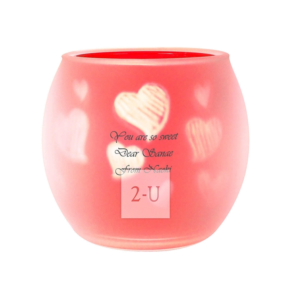 创意蜡烛双层旋转烛台 爱心