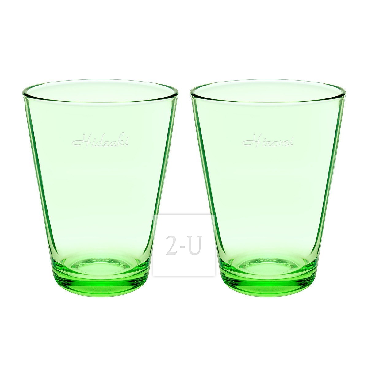 芬兰伊塔拉 iittala Kartio 系列苹果绿色海波对杯