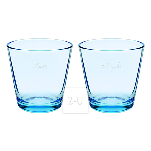 芬兰伊塔拉 iittala Kartio 系列浅蓝色坦布勒对杯