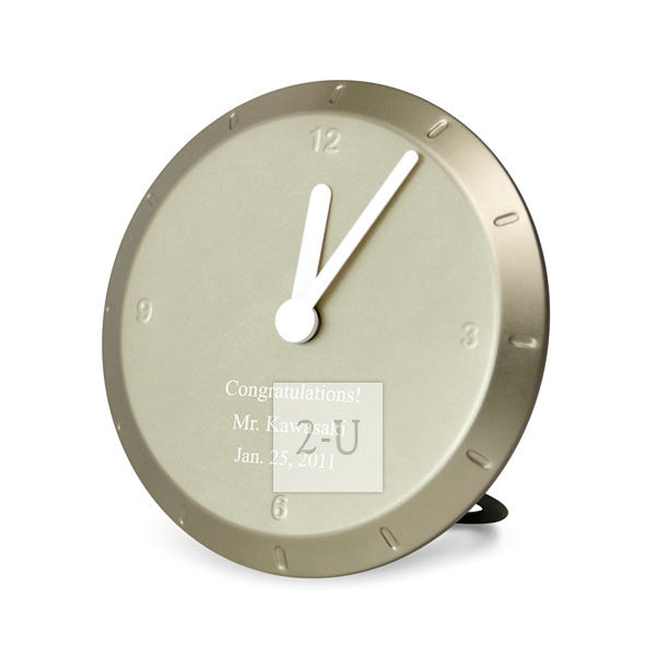 浅铜色团团圆圆小闹钟