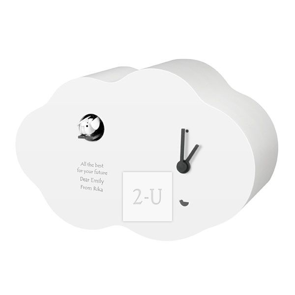 酷 Coo 小鸟跳出报时闹钟 白色