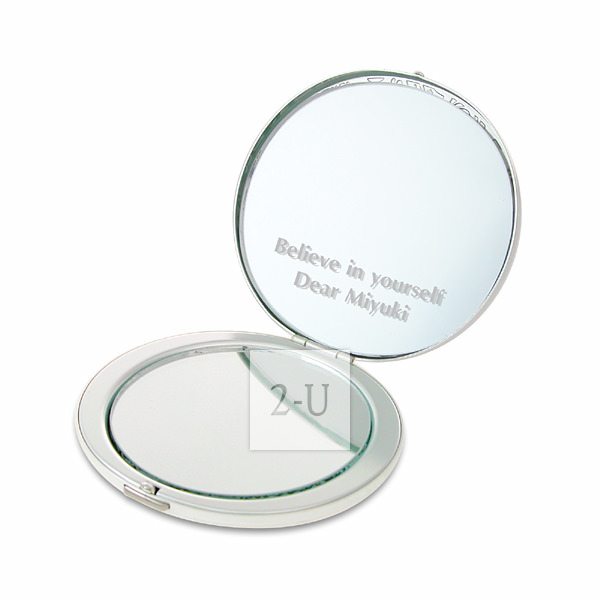 Xssus 系列银色圆形化妆镜