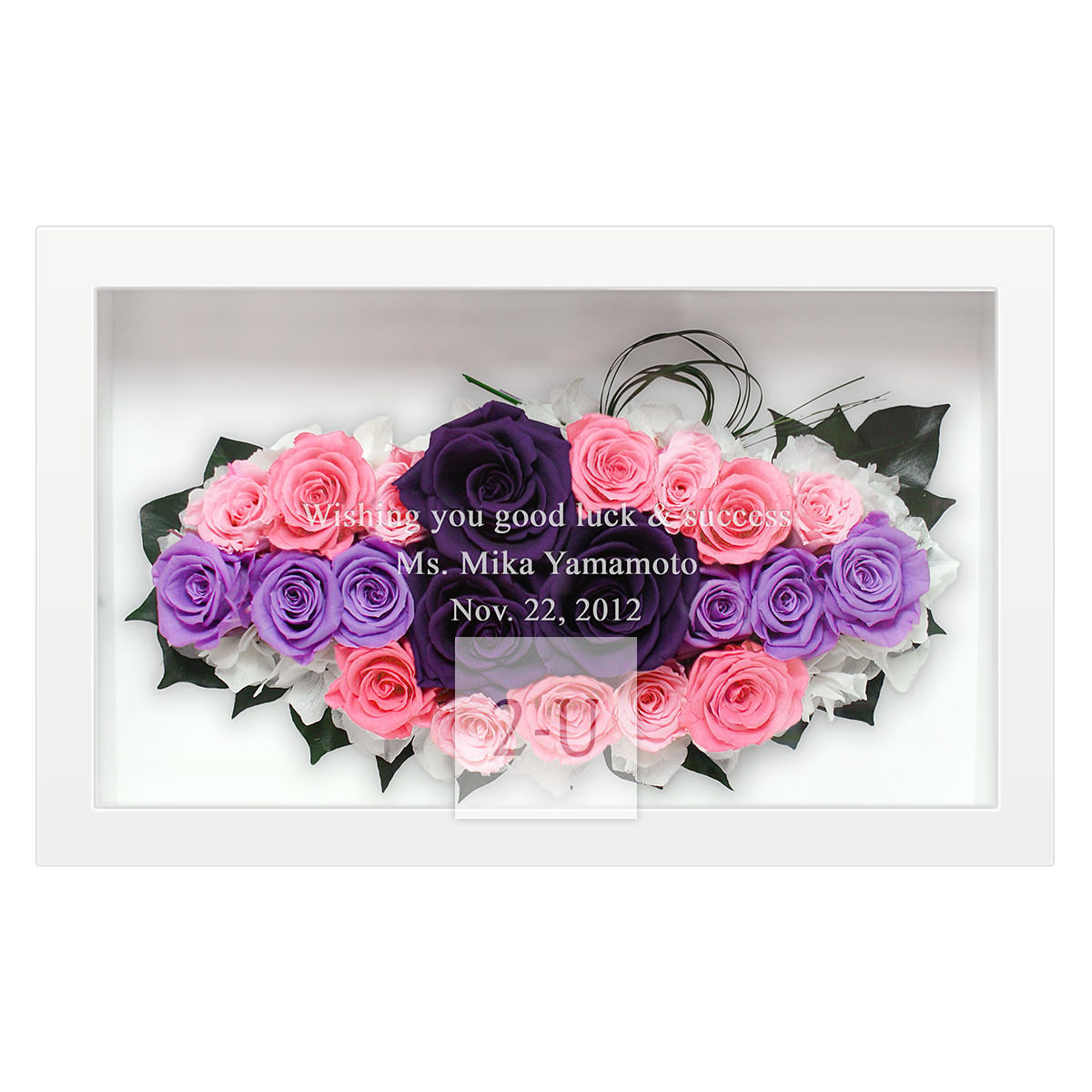 高贵玫瑰保鲜花花框