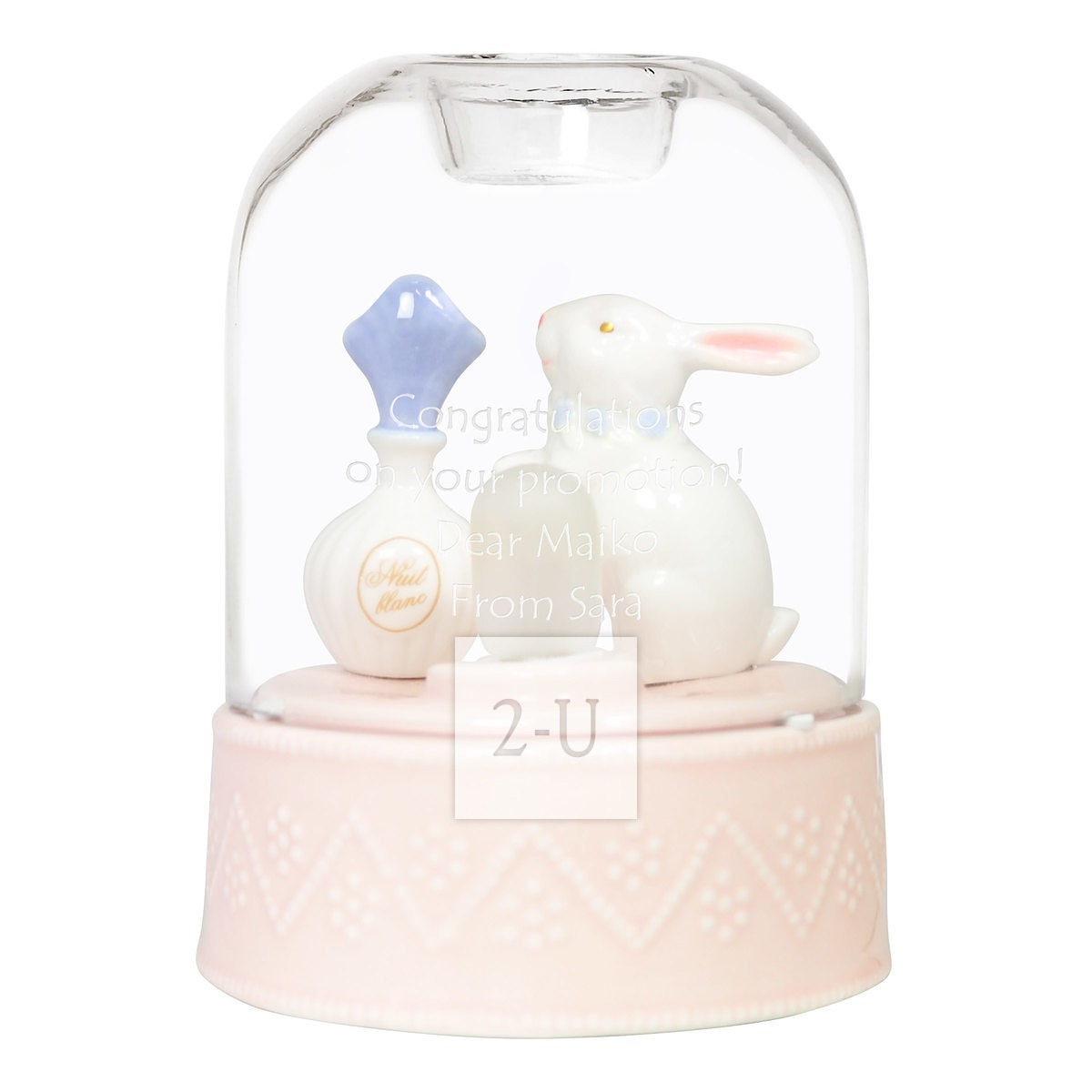 香薰精油灯 香水瓶和兔子