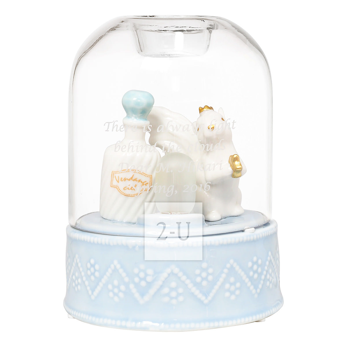 香薰精油灯 香水瓶和小松鼠