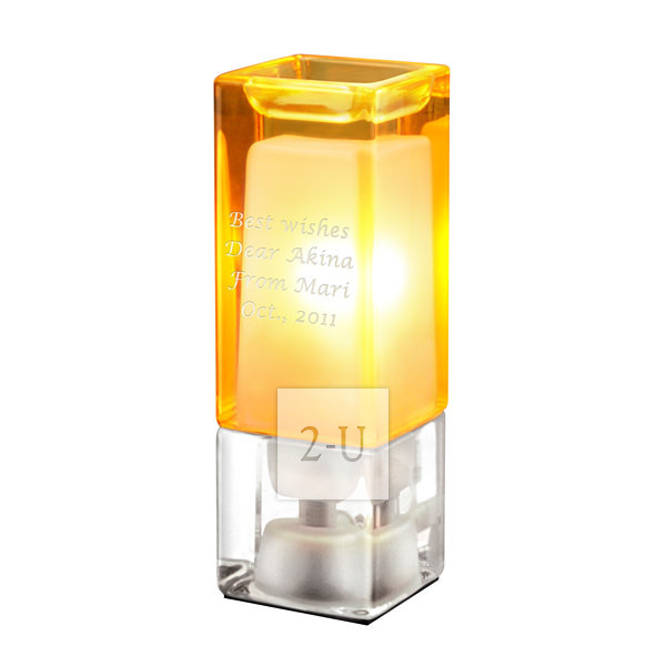 黄色冰柱香熏灯