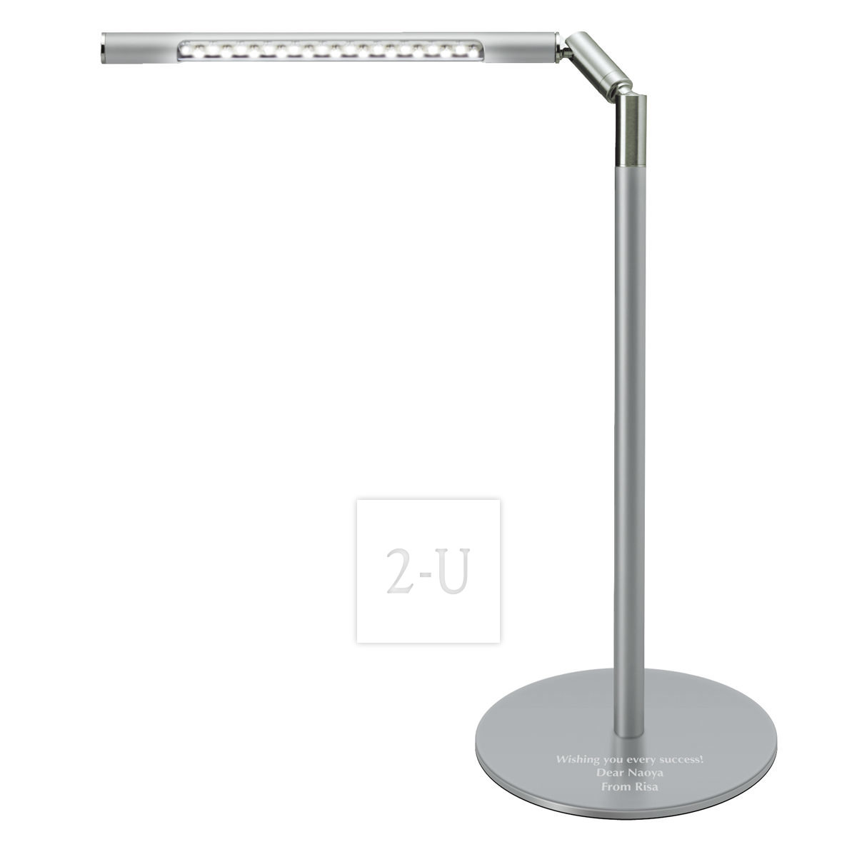 简约线条22头 LED 台灯 银色