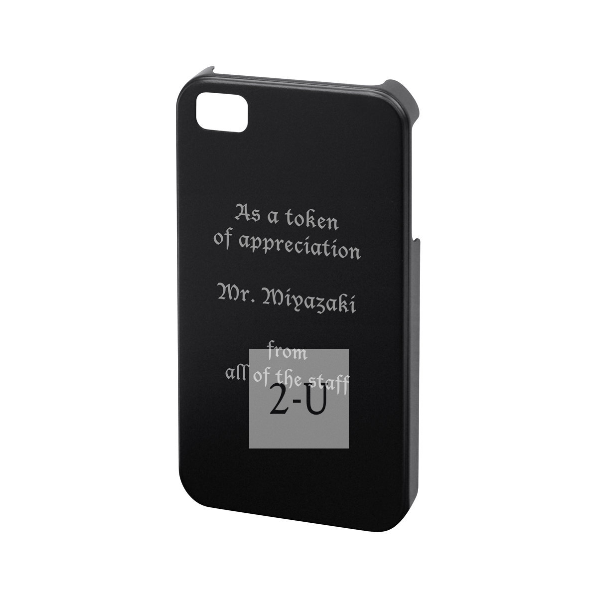 iPhone 4/4S 手机壳diy铝机身外壳 黑色