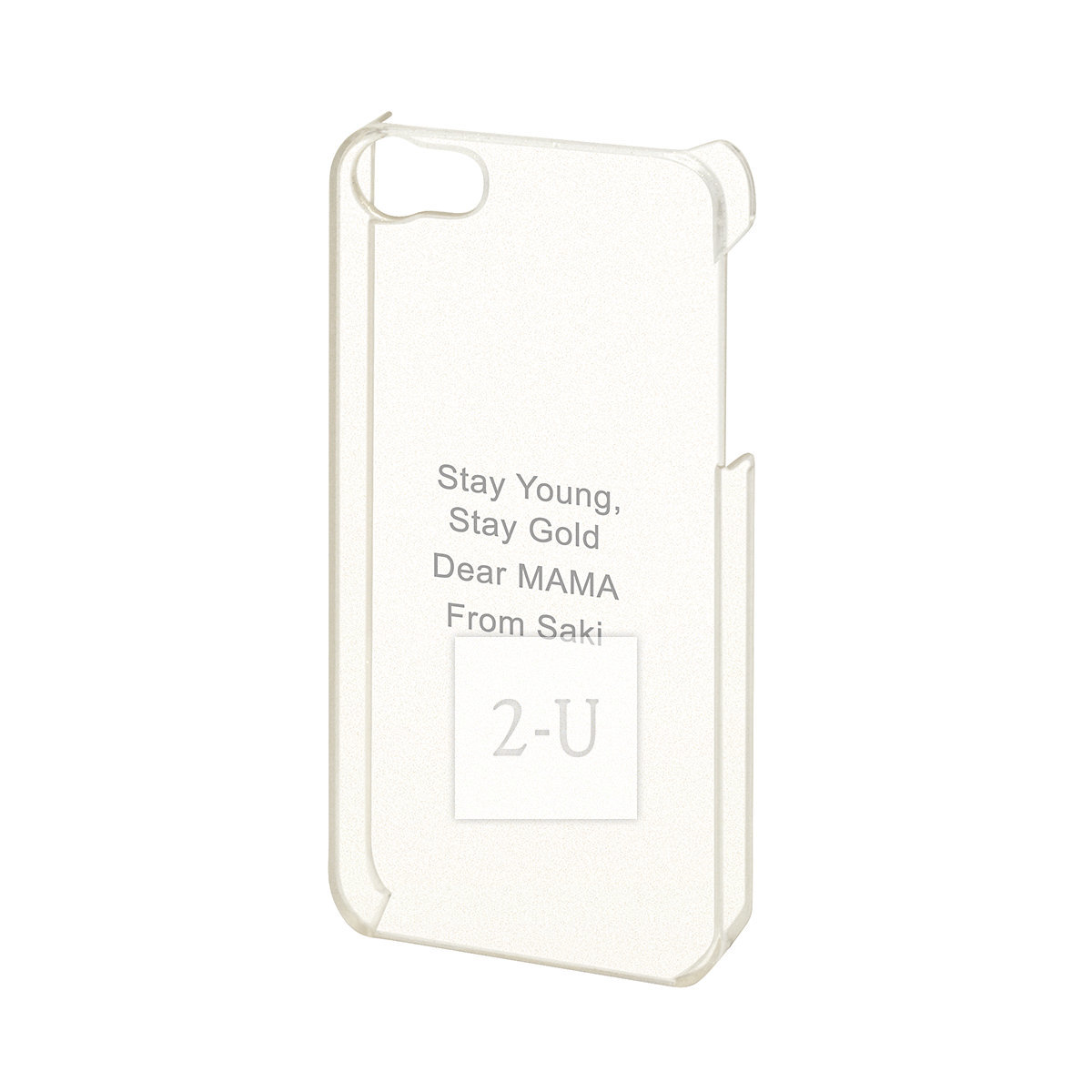 苹果 Apple iPhone 5/5s/SE 外壳手机保护壳 闪闪银粉透明色