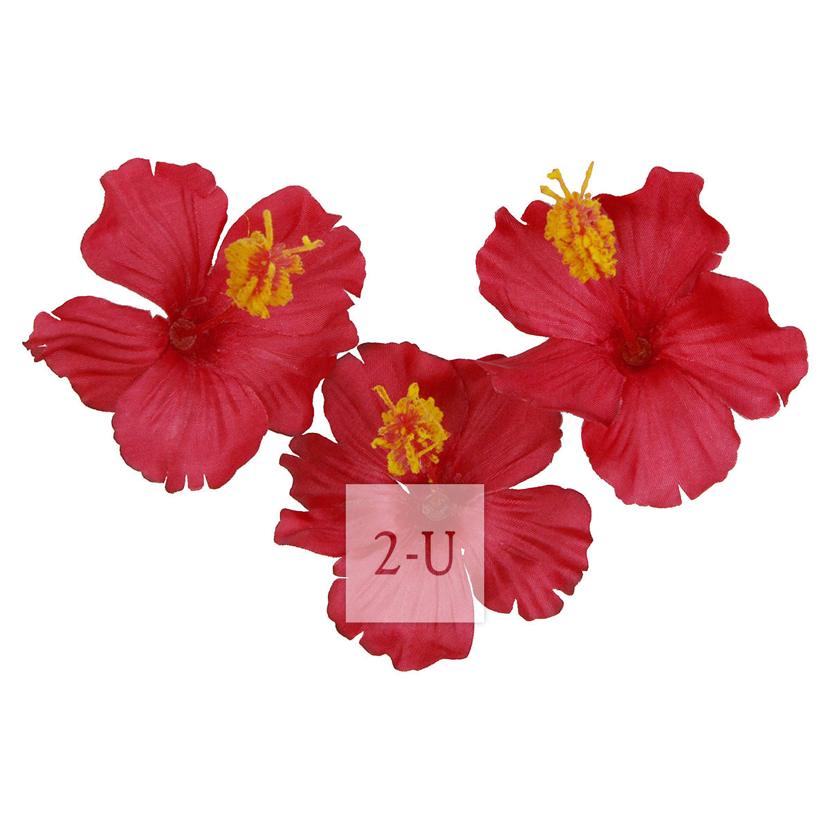 仿真花人造花磁铁吸附家居装饰 红芙蓉