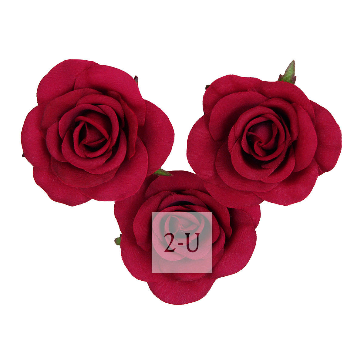 仿真人造玫瑰磁铁吸附家居装饰 红色