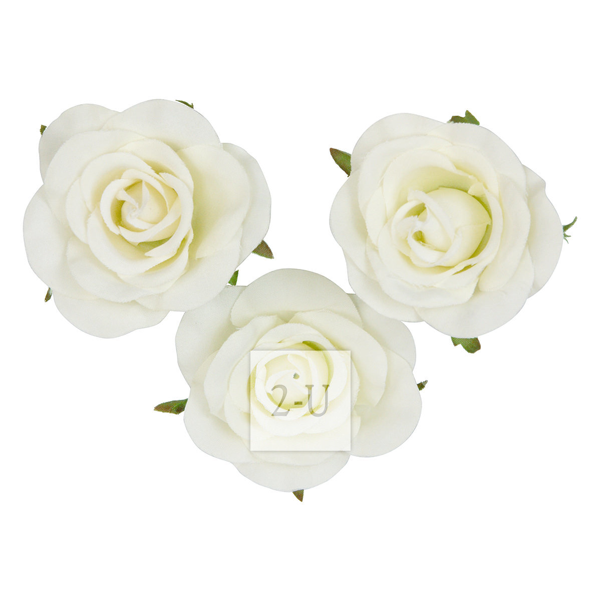 仿真人造玫瑰磁铁吸附家居装饰 白色