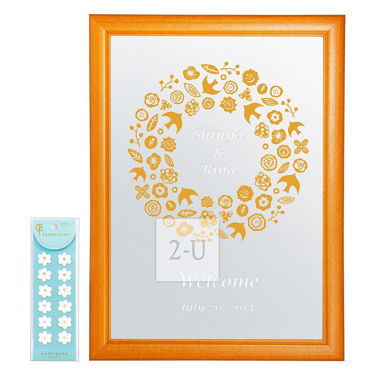 镜面迎宾牌 Joynus B4 木质款