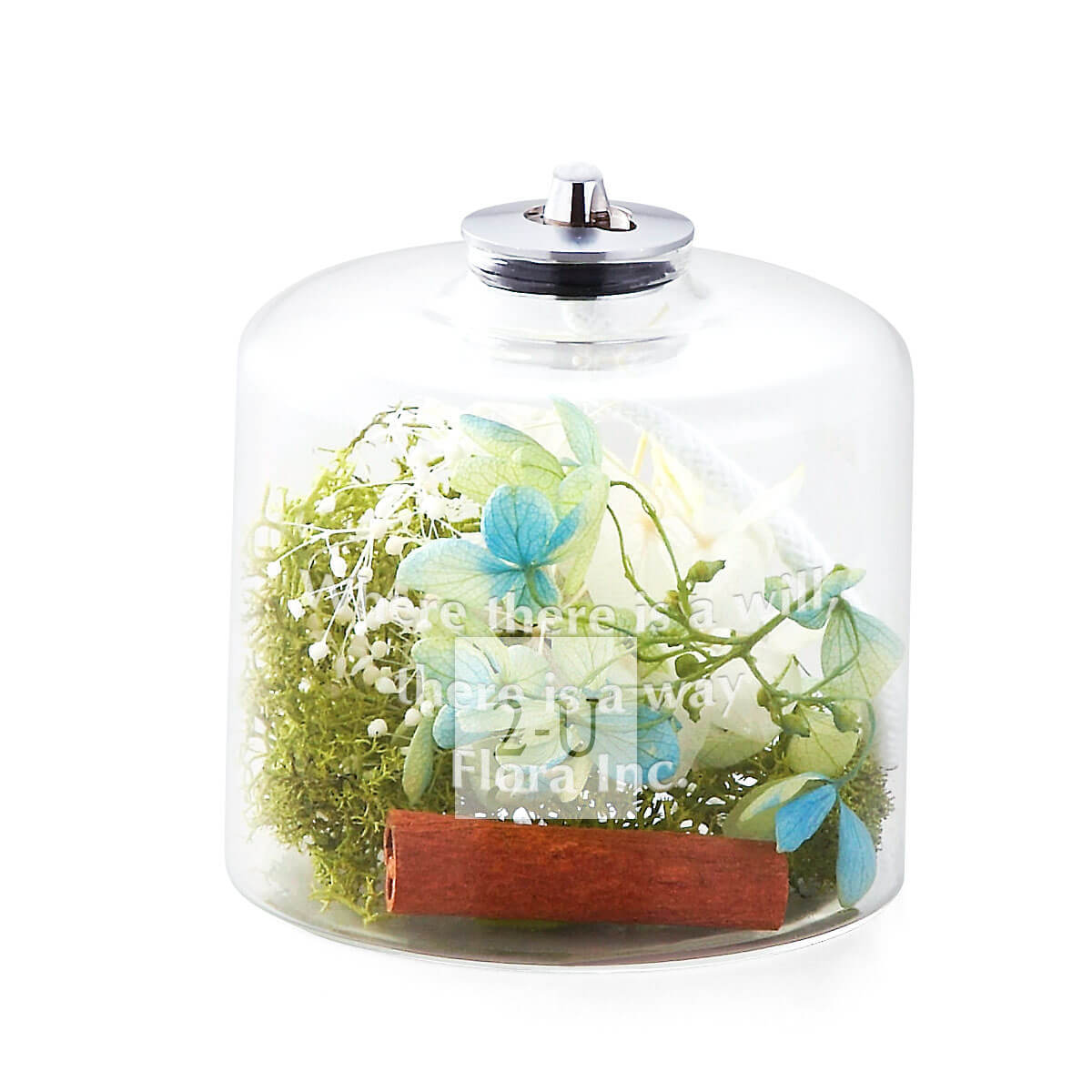 植物花卉油灯 浮游花系列 绿色