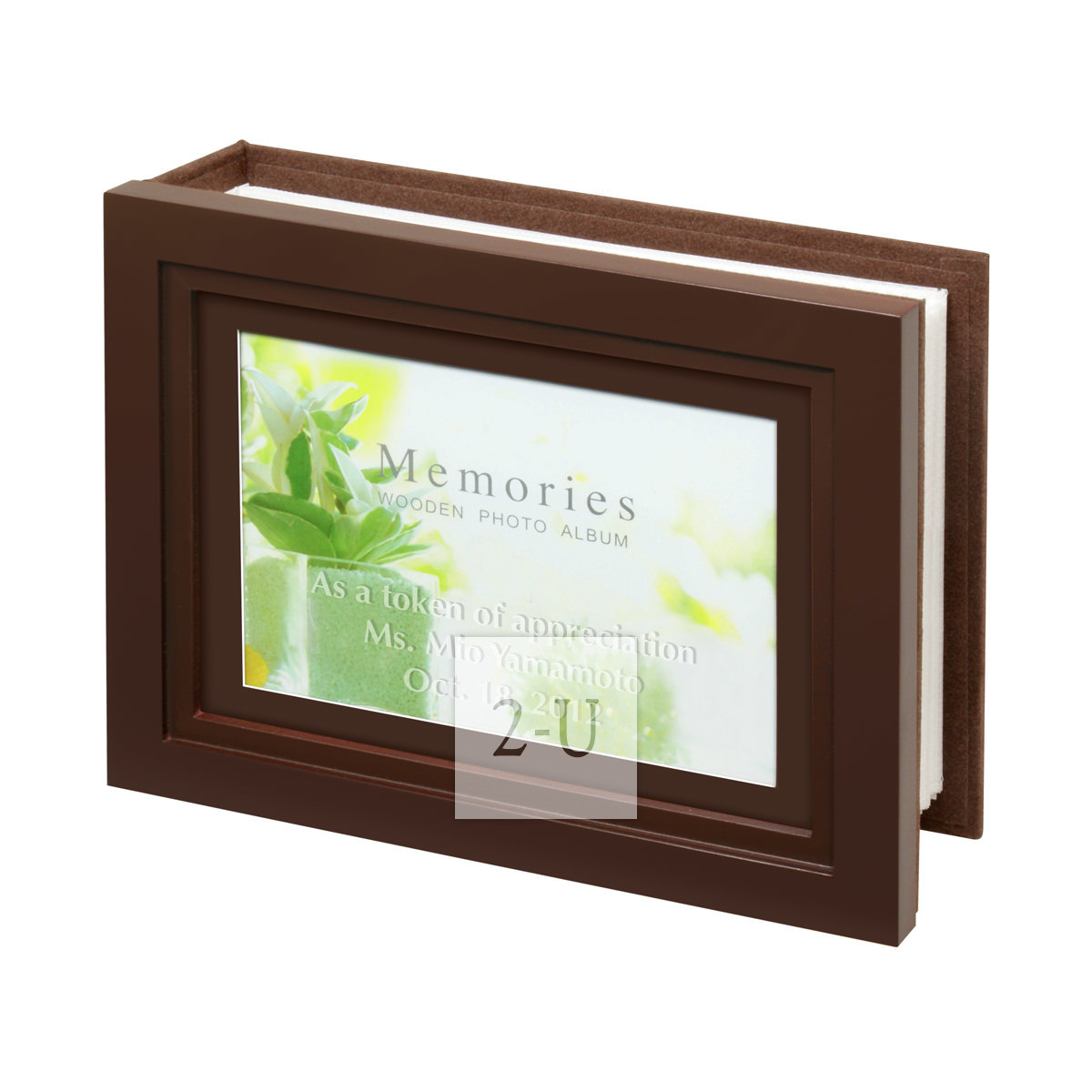 相冊影集 棕色 可收纳80张照片 像集影集