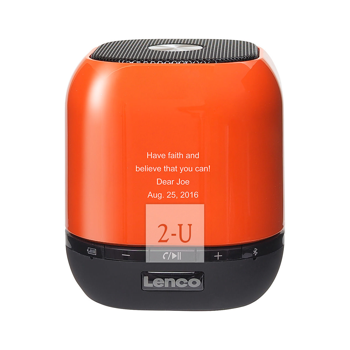 轻便迷你掌心蓝牙音箱 橙色