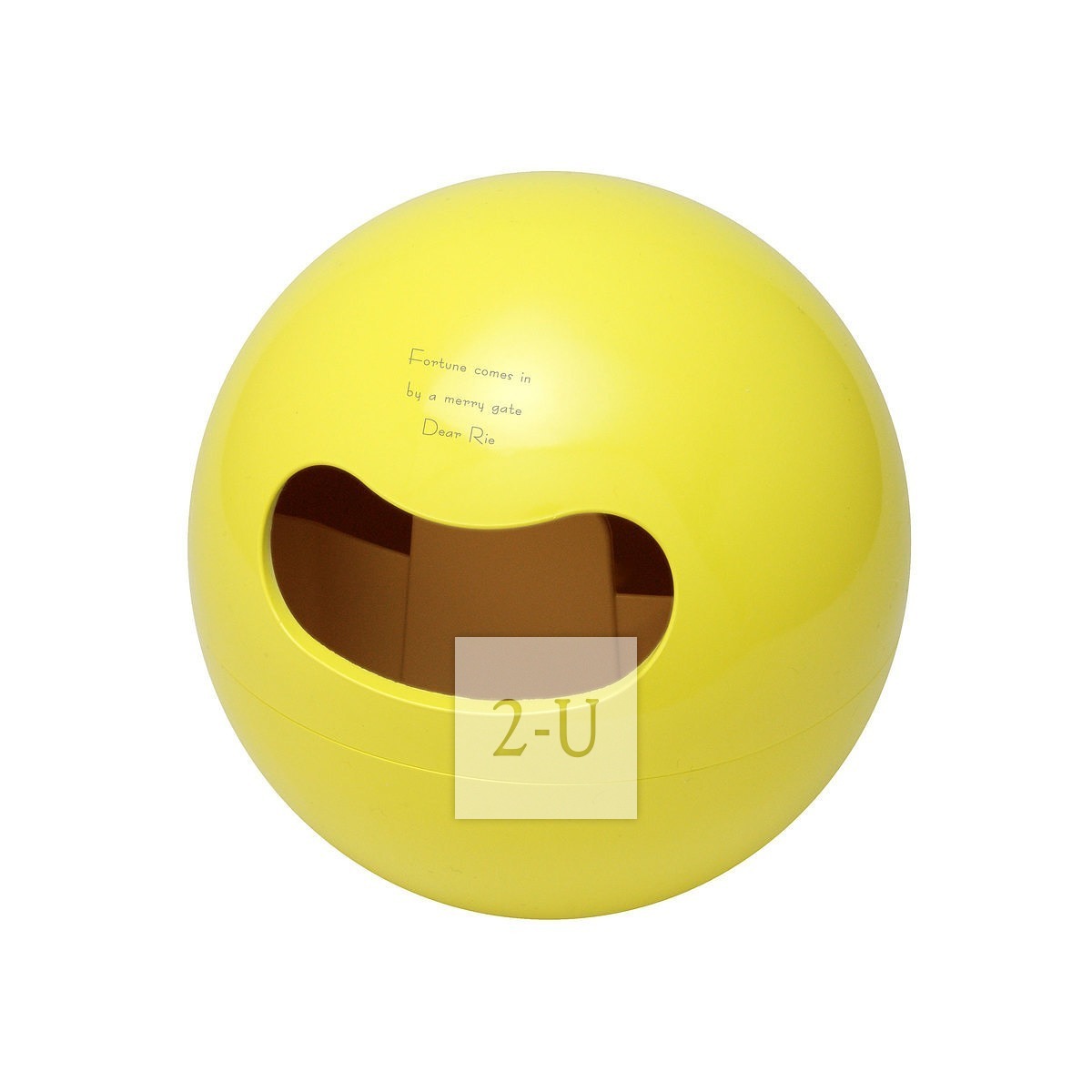 球形小纸巾罐 黄色