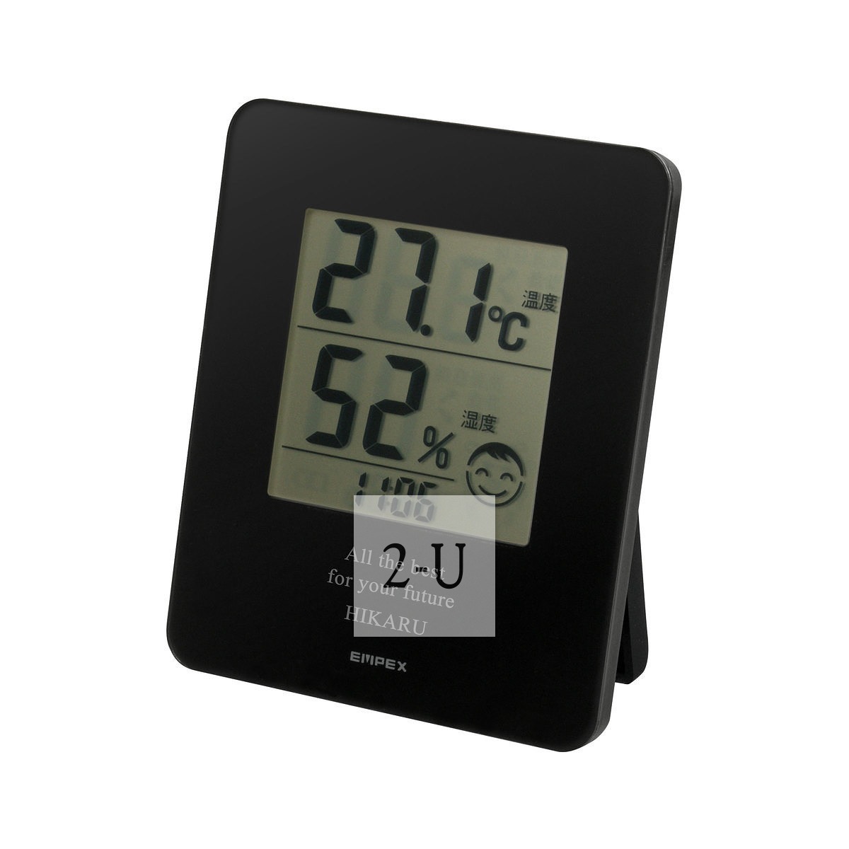 电子温度计湿度计 黑色