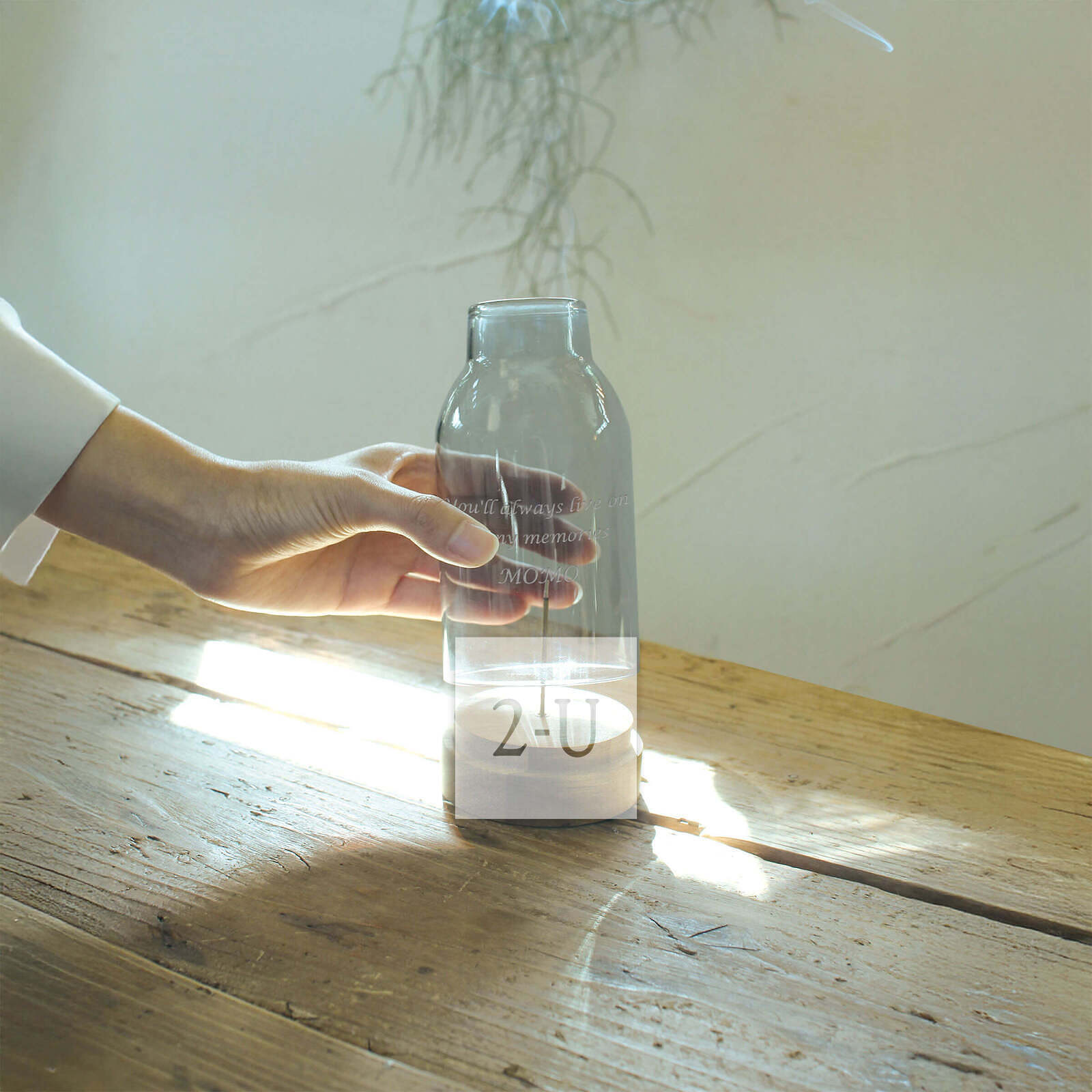 温馨的香插，可防止香灰洒落