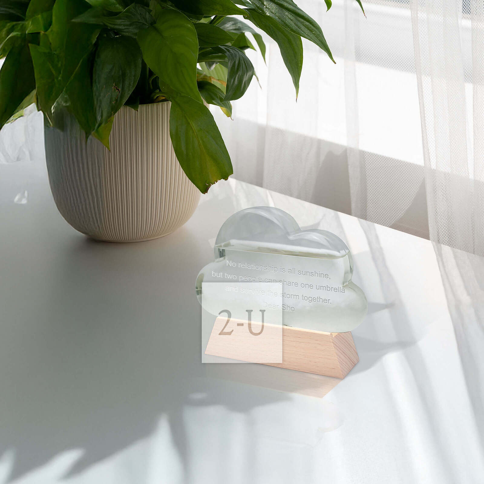 送他伽利略温度计，独特的室内风景