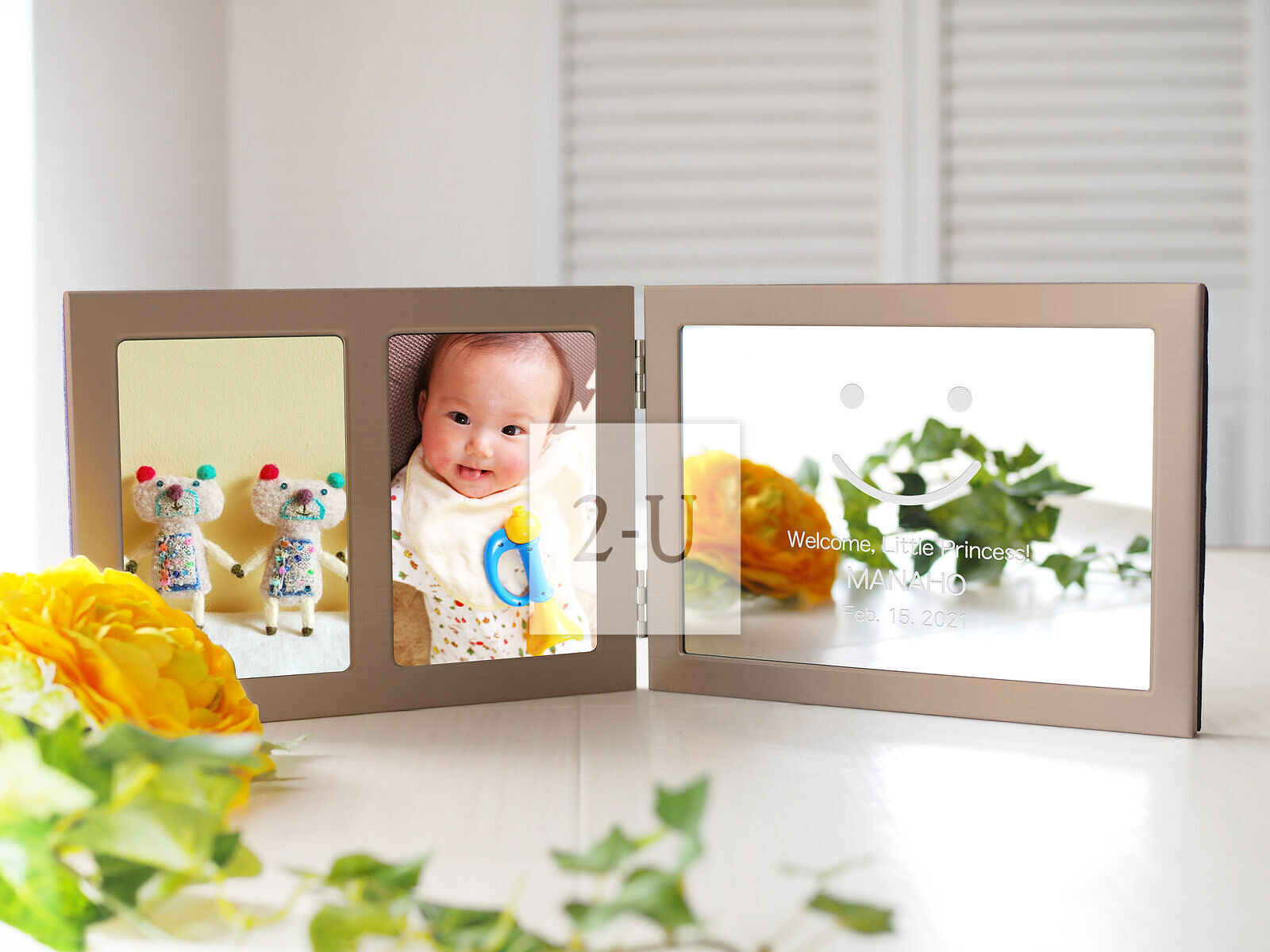 兼具时髦设计感的婴儿专用相框