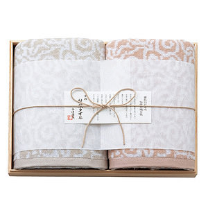 今治屋 今治谨制 浴巾对装木制礼盒 2P