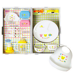 MIKI HOUSE 婴幼儿餐具2段大套装