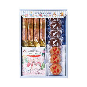 彼得兔 滴漏式袋装咖啡与糖组合 中号礼品盒装