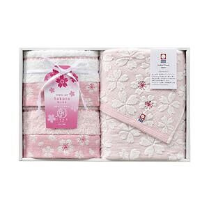 樱花染 毛巾2件套装