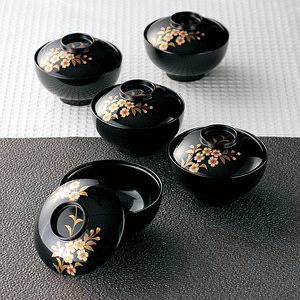 元山 吸物碗套装 顶级漆碗礼盒