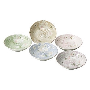 宇野千代 樱花 陶瓷盘汤盘餐具套装