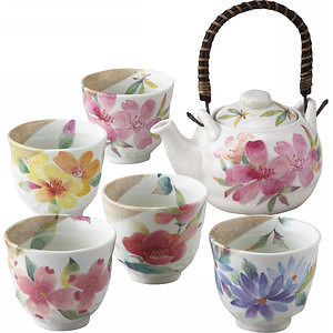 花香 5杯一壶茶具套装