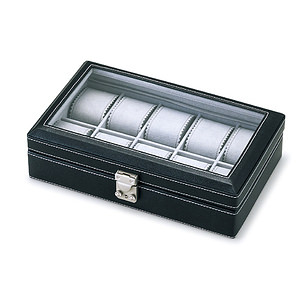 牛皮真皮表盒 10表位  黑色