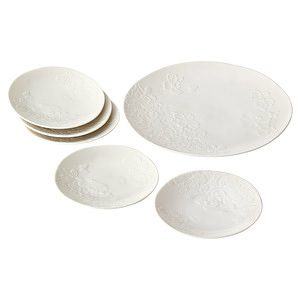 森英惠 浮雕花卉餐盘套装