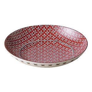 musbu 红花图案 陶瓷大碗礼盒